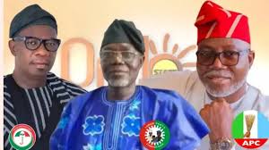 Image of gubernatorial candidates for Ondo governorship election 2024